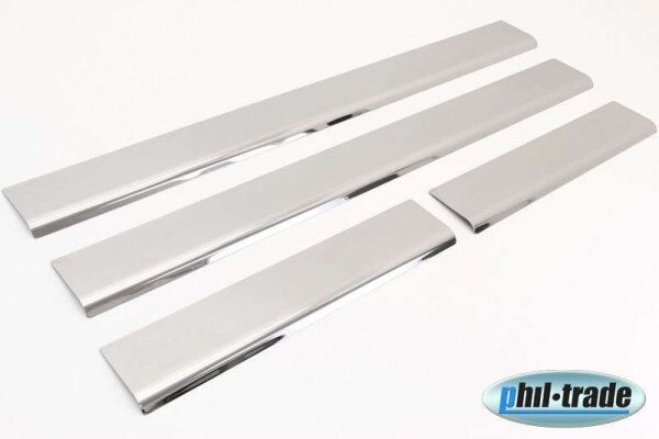 Edelstahl Einstiegsleisten V2A Matt für Opel Vectra B 4tlg Set 1995-2002