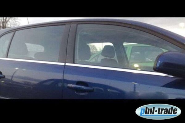 Edelstahl Fensterleisten Chrom für OPEL ASTRA H SCHRÄGHECK | BJ 2004-2010 | 4tlg