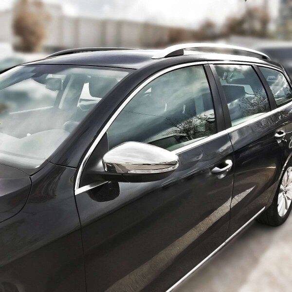 EDELSTAHL SPIEGELKAPPEN für VW EOS | JETTA 6 | PASSAT B7; CC | SCIROCCO | BEETLE