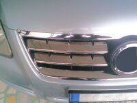 Edelstahl Chrom Kühler Grill Leisten für VW...