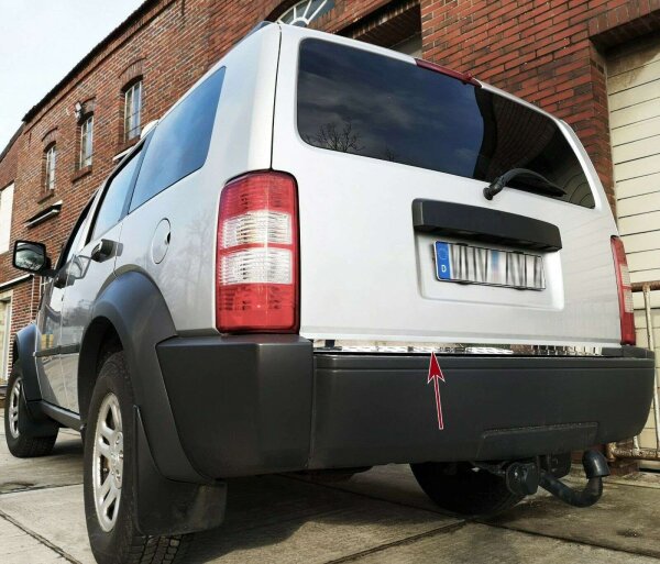 EDELSTAHL CHROM KOFFERRAUMLEISTE UNTEN für DODGE NITRO | HECKLEISTE, ZIERLEISTE
