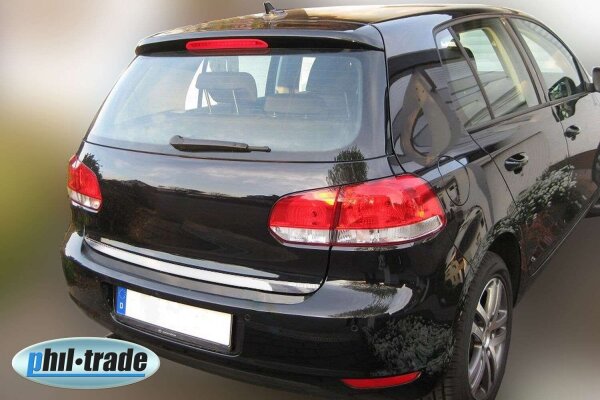EDELSTAHL CHROM KOFFERRAUMLEISTE UNTEN für VW GOLF 6 / VI SCHRÄGHECK | 2008-2012
