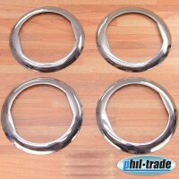 Edelstahl Chrom Ringe Lüfter Blenden für...