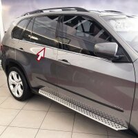 Edelstahl Fensterleisten Chrom für BMW X5 | Typ E70...