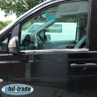 Edelstahl Fensterleisten Chrom für MERCEDES VITO,...