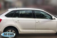 Edelstahl Fensterleisten Chrom für SKODA RAPID SPACEBACK | 2013-2019 | 8tlg SET