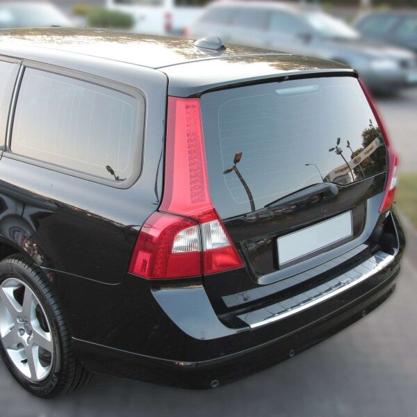 Ladekantenschutz Edelstahl für VOLVO V70 III | 2007-2013 | poliert mit Abkantung