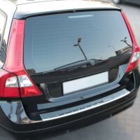 Ladekantenschutz Edelstahl für VOLVO V70 III | 2007-2013 | poliert mit Abkantung