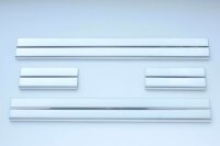 EINSTIEGSLEISTEN für FORD FIESTA | BJ 2008-2017 | EDELSTAHL MATT GEBÜRSTET