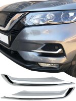 Edelstahl Blenden Stoßstange Grill für NISSAN QASHQAI II Facelift | ab Bj 2017-