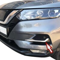 Edelstahl Blenden Stoßstange Grill für NISSAN QASHQAI II Facelift | ab Bj 2017-
