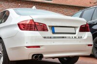 EDELSTAHL CHROM KOFFERRAUMLEISTE UNTEN für BMW 5ER F10 LIMOUSINE | BJ 2010-2016