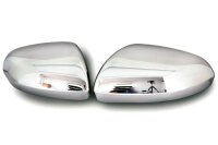 Edelstahl Spiegelkappen für DACIA DUSTER II ab 2018- | Chrom Look-poliert