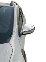 Edelstahl Spiegelkappen für DACIA DUSTER II ab 2018- | Chrom Look-poliert