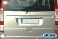Für MERCEDES VITO, VIANO W639, EDELSTAHL ZIERBLENDE über KENNZEICHEN KOFFERRAUM