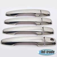 Chrom Türgriffe Kappen Blenden Set für Mitsubishi L200 ab BJ 2006