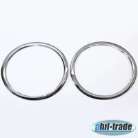 EDELSTAHL NEBELSCHEINWERFER RAHMEN CHROM RINGE für SKODA YETI | 2009-2017