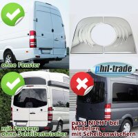 Für Mercedes Sprinter W906 VW Crafter Chrom Heck Emblem Edelstahl Umrandung