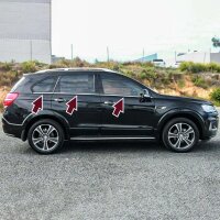 Edelstahl Fensterleisten Chrom für CHEVROLET CAPTIVA...