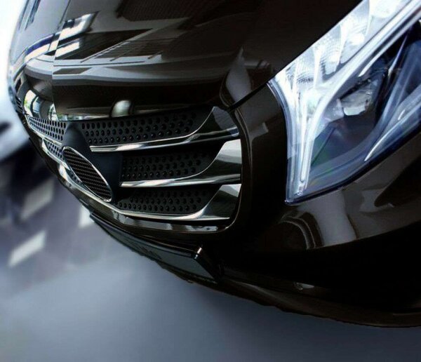 Edelstahl Kühlergrill Leisten chrom für MERCEDES VITO W447 | 2014-2019