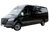 Edelstahl Spiegelkappen Chrom passend für Mercedes...