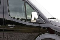 Edelstahl Chrom Spiegelkappen Set für Mercedes Sprinter W907 W910 ab 2018 Blende
