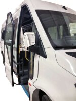 Edelstahl Chrom Spiegelkappen Set für Mercedes Sprinter W907 W910 ab 2018 Blende