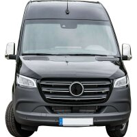 Edelstahl Chrom Spiegelkappen Set für Mercedes Sprinter W907 W910 ab 2018 Blende