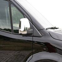 Edelstahl Chrom Spiegelkappen Set für Mercedes Sprinter W907 W910 ab 2018 Blende