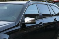 EDELSTAHL SPIEGELKAPPEN CHROM für MERCEDES W212 S212 C207 A207 W221 E + S KLASSE