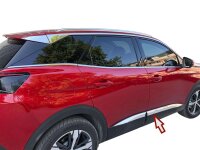 Edelstahl Chrom Türleisten für PEUGEOT 3008 II | ab 2016 | 4-tlg Set Zierleisten