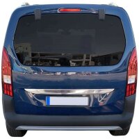 Recambo Edelstahl Kofferraumleiste kompatibel für Opel Combo E, Citroen Berlingo III Peugeot Rifter