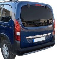 Recambo Edelstahl Kofferraumleiste kompatibel für Opel Combo E, Citroen Berlingo III Peugeot Rifter