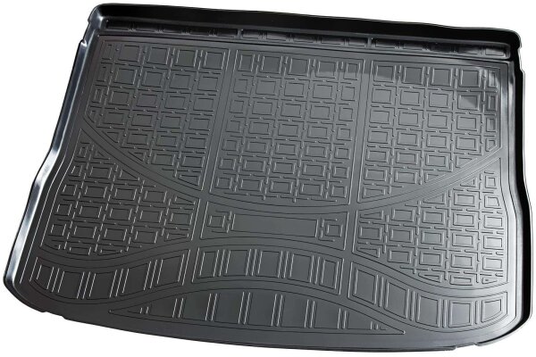 Kofferraumwanne für VW Tiguan 5N | 2007-2016 | für erhöhten Vario-Boden oben