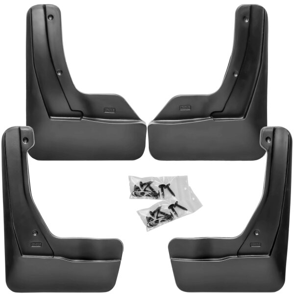 Schmutzfänger vorne + hinten  für VW Tiguan II, nur R-LINE | AD1 | ab 2016-