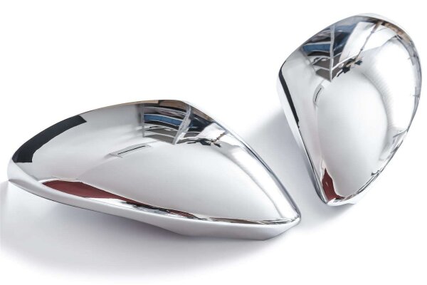 Edelstahl Spiegelkappen für ALFA ROMEO STELVIO | ab 2017- | poliert, Chrom Look