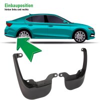 Schmutzfänger hinten für Volkswagen Polo VI | Typ AW | BJ ab 2020> | passgenau