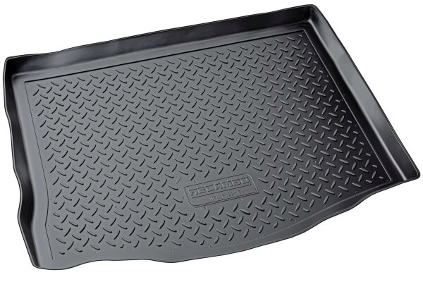 Gummi Kofferraumwanne für Ford Focus II Schrägheck 2005-2010 | passgenau + Rand