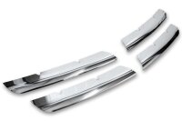 Edelstahl Kühler Grill Leisten chrom für Dacia...