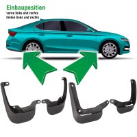 Schmutzfänger vorne + hinten für VW Polo VI | Typ AW | BJ ab 2020> | passgenau