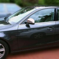 Recambo Edelstahl Spiegel Kappen Chrom kompatibel für Audi Q3 | Typ 8U | BJ 06.2011-2018