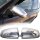 Recambo Edelstahl Spiegelkappen kompatibel für Audi A4 Limo Avant Cabrio | Typ B6 B7 | BJ 2000-2009