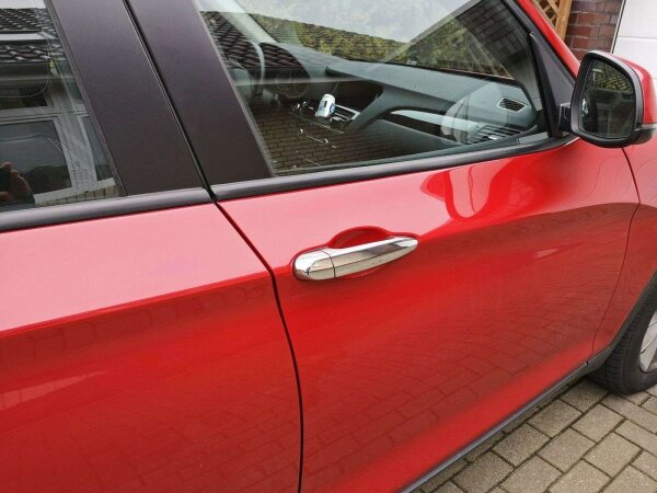Recambo EDELSTAHL TÜRGRIFFE KAPPEN kompatibel für BMW 3er E92, E93 | BJ 2005-2013 | ohne LED Paket