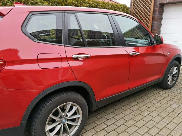 Recambo EDELSTAHL TÜRGRIFF BLENDEN kompatibel für BMW X3 | Typ F25 | BJ 2010-2017 | ohne LED Paket