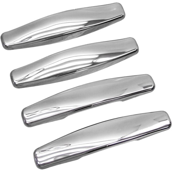 Recambo Chrom Türgriffe Edelstahl Kappen kompatibel für Dacia Sandero I + Stepway I | BJ 2008-2012