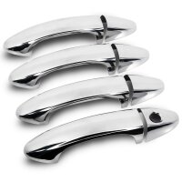 Recambo Chrom Türgriffe Edelstahl Kappen kompatibel...