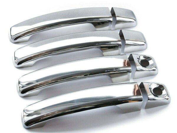 Recambo Edelstahl Türgriffe Blenden Edelstahl kompatibel für Opel Vivaro B | Typ X82 | BJ ab 2014>