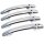 Recambo Chrom Türgriff Blenden Edelstahl kompatibel für Peugeot 407 BJ 2004-2011 | RCZ BJ 2010-2015