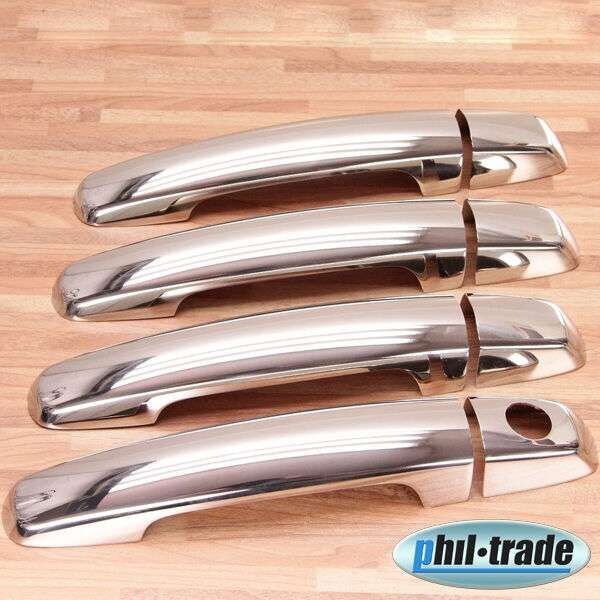 Recambo Chrom Türgriffe Blenden Edelstahl kompatibel für Suzuki SX4 | SX4 S-Cross | BJ 2006-2015