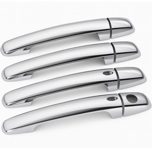 Recambo Chrom Türgriff Blenden Edelstahl kompatibel für Suzuki SX4 | S-Cross 2006-2015 | Keyless GO